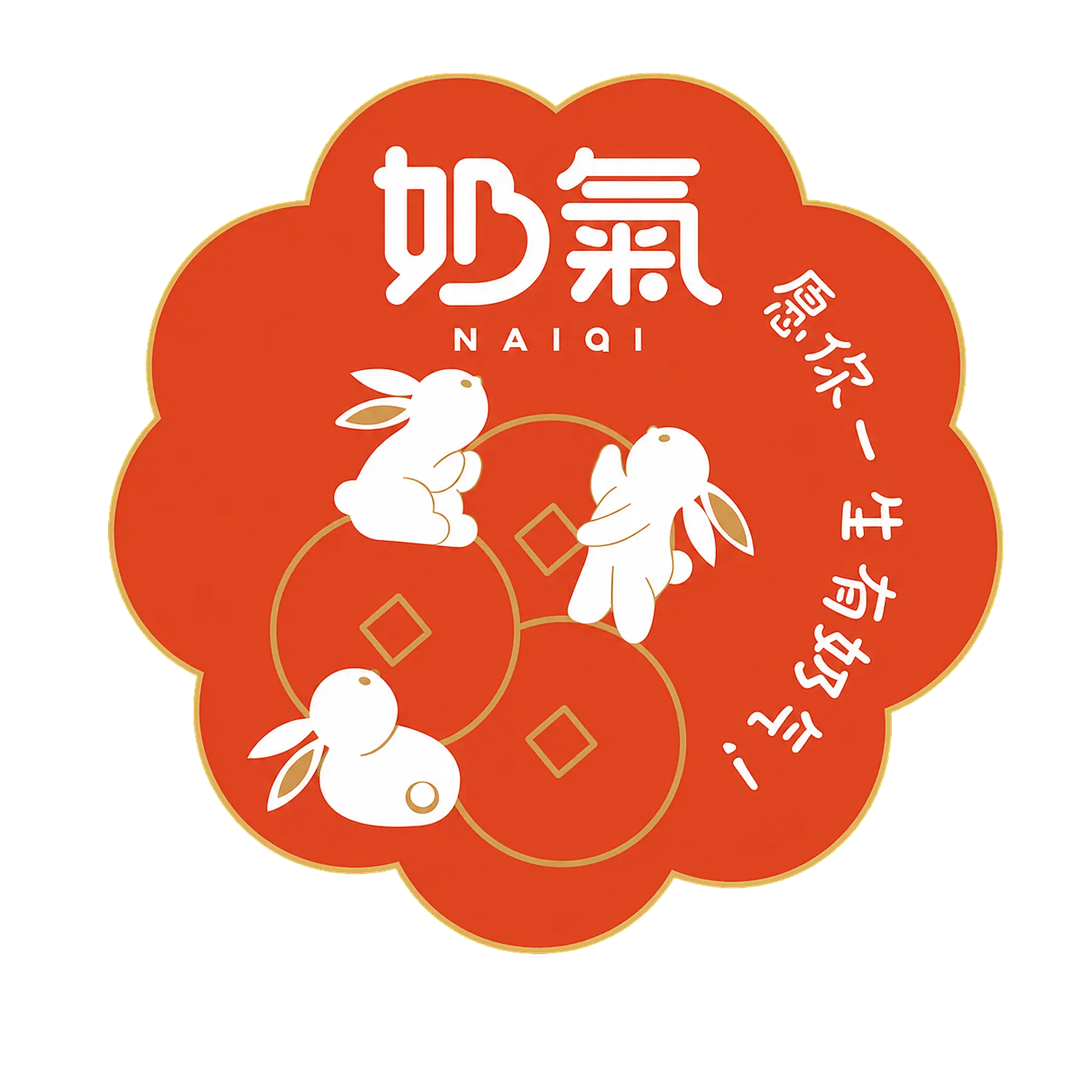 Rabbit-themed Lunar New Year campaign badge