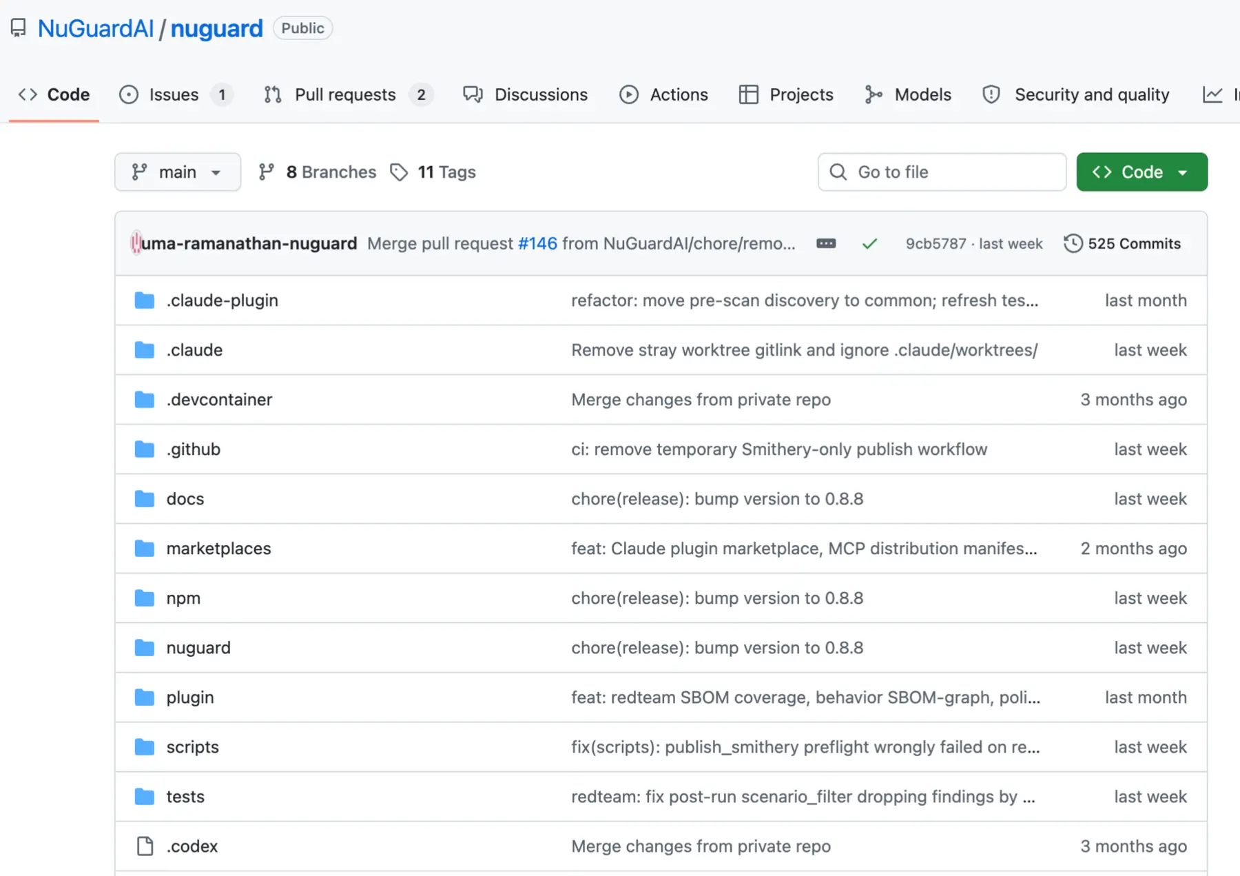 NuGuard public GitHub repository
